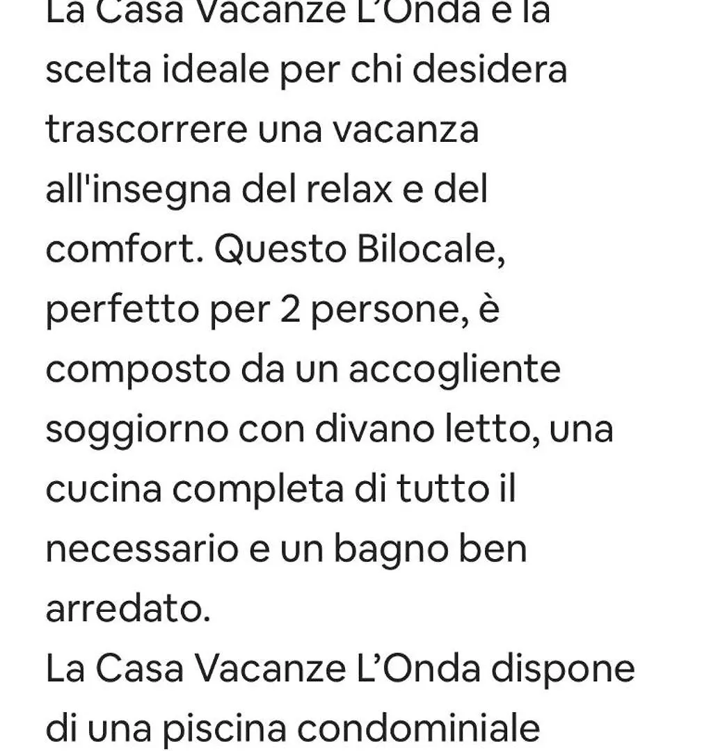 דירה Trinità dʼAgultu Casa Vacanze L'Onda